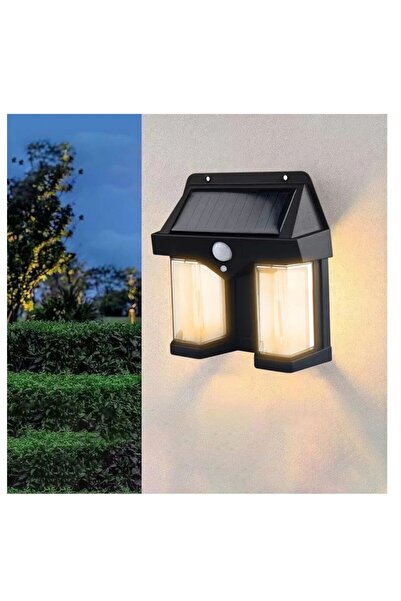 OEM Set 2 x Lampa LED solară de exterior cu senzor de mișcare, dublă, reziste...