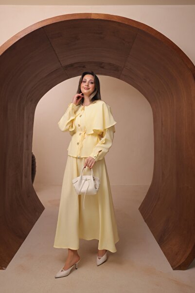 nurvina modest wear Υψηλής ποιότητας Εισαγόμενο Σετ Φούστας και Μπλούζας Moda...