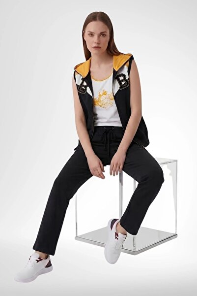 By Mecit Pijama Γυναικείο Σετ Αθλητικής Φόρμας 3 τεμαχίων με Γιλέκο με Κουκού...