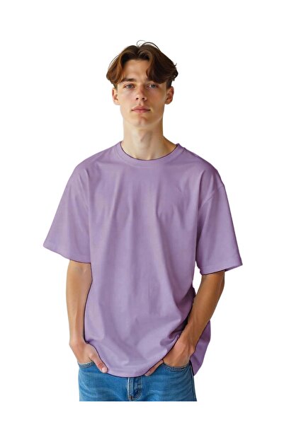 YANEK Oversized T-Shirt for Men – Relaxed Fit Cotton Tee, Streetwear Casual G...