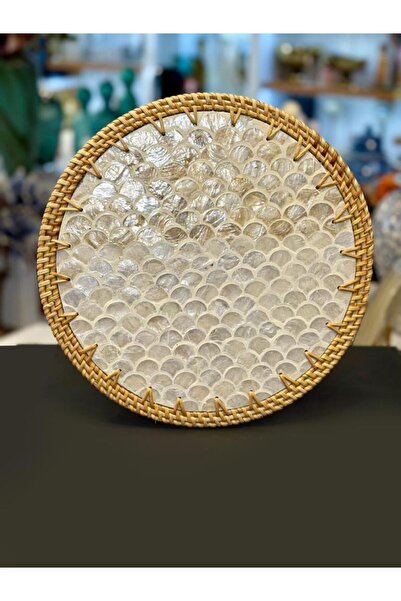 Sever ΚΡΕΜ ΣΕΝΤΕΦΙΛΙ ΡΑΤΑΝ ΣΟΥΠΛΑ/ΔΙΑΚΟΣΜΗΤΙΚΟΣ ΔΙΣΚΟΣ ΜΕ ΣΧΕΔΙΟ 1 32ΕΚ.