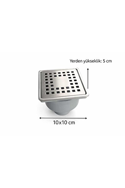 aquaflowsuzgecpro 10x10 Yer Süzgeci Aquaflow Süzgeçpro Koku önleyici Paslanma...