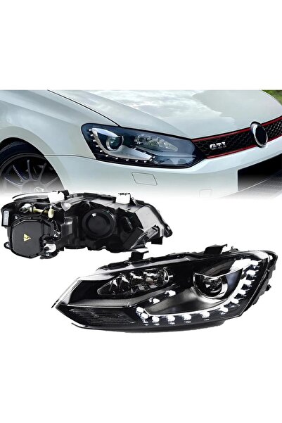 X POWER TUNİNG vw polo 6j 2013.2018 uyumlu krom gti far