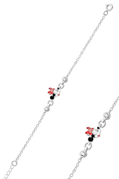 Söğütlü Silver 925 Ayar Gümüş Çocuk Bilekliği - Mineli Bebek Künyesi SGTL1333...