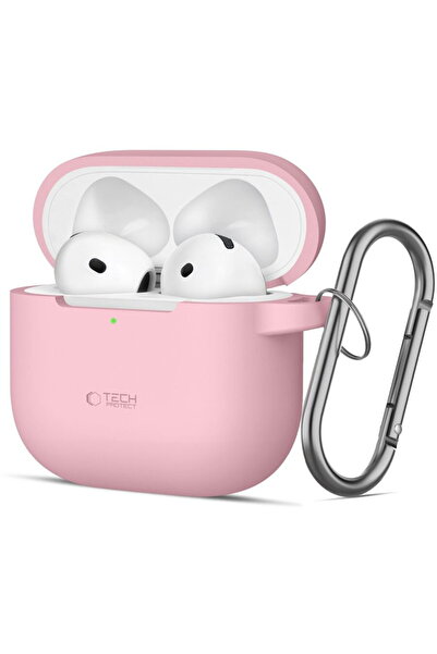 Tech-Protect SILICONE HOOK APPLE AIRPODS 4 DUSTY PINK