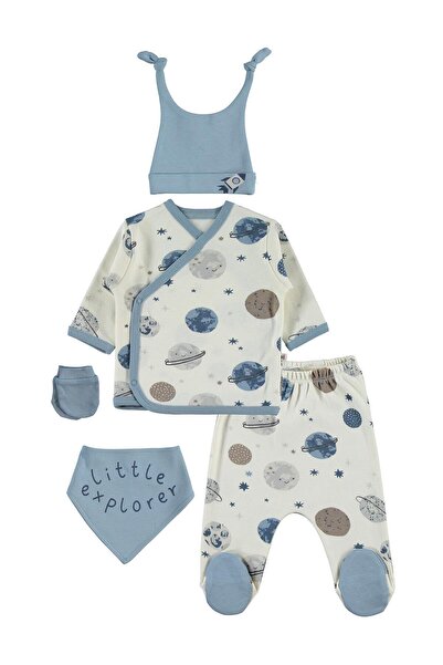 Civil Baby Seturi de body-uri Gezegen Empirme - Ecru