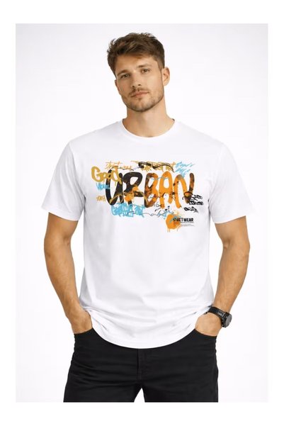Gollinger Unisex Printed Crew Neck T-Shirt