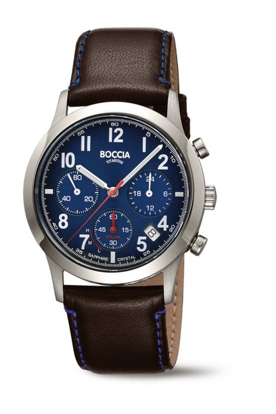 Boccia Ceas bărbătesc 3735-02, Cuarț, 40mm, 5ATM