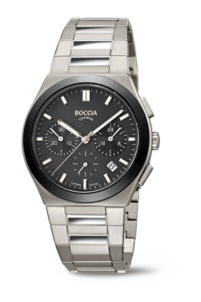 Boccia Ceas bărbătesc 3736-02, Cuarț, 39mm, 5ATM