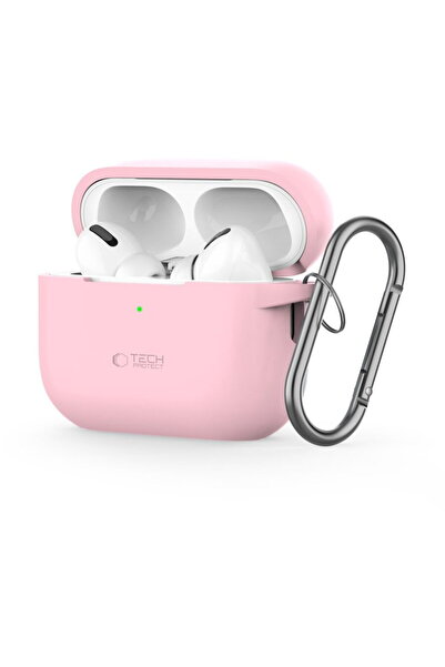 Tech-Protect SILICONE HOOK APPLE AIRPODS PRO 1 / 2 DUSTY PINK