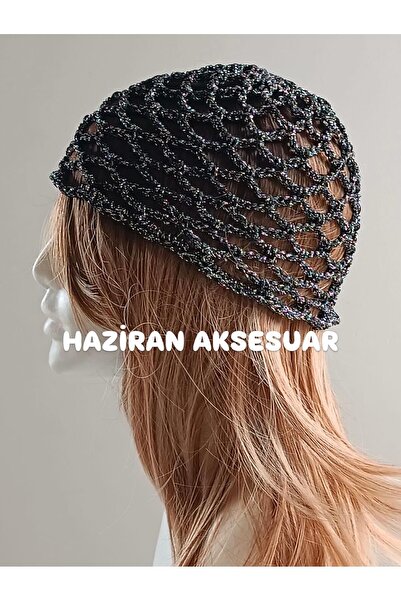 Haziran Accessory, Handmade Mesh Knitted Bandana