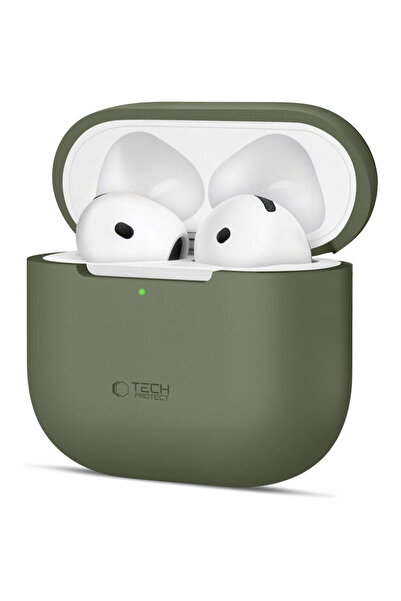 Tech-Protect SILICONE APPLE AIRPODS 4 OLIVE GREEN
