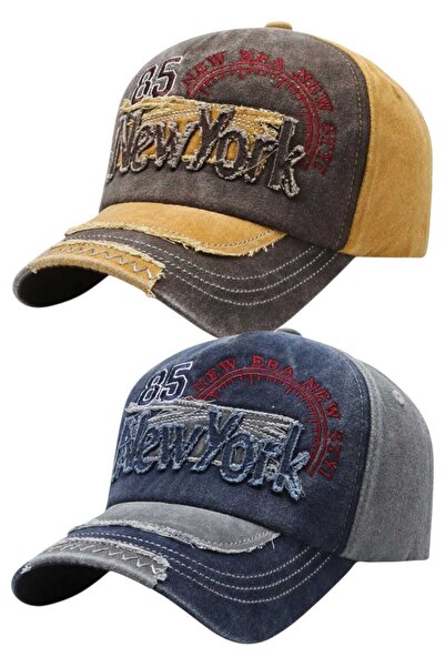 Uniquetrenders Unisex Vintage 85 New York Κεντημένο Ρυθμιζόμενο Καπέλο Μπέιζμ...