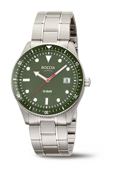 Boccia Ceas bărbătesc 3664-05, Cuarț, 39mm, 10ATM