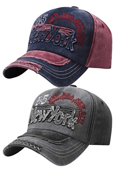 Uniquetrenders Unisex Vintage 85 New York Κεντημένο Ρυθμιζόμενο Καπέλο Μπέιζμ...