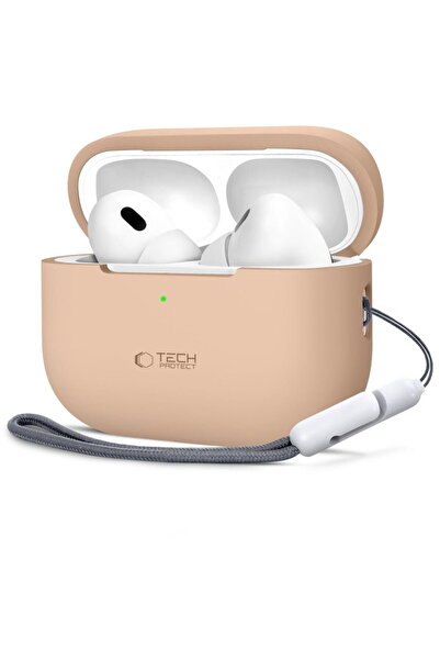 Tech-Protect SILICONE APPLE AIRPODS PRO 1 / 2 COFFEE LATTE