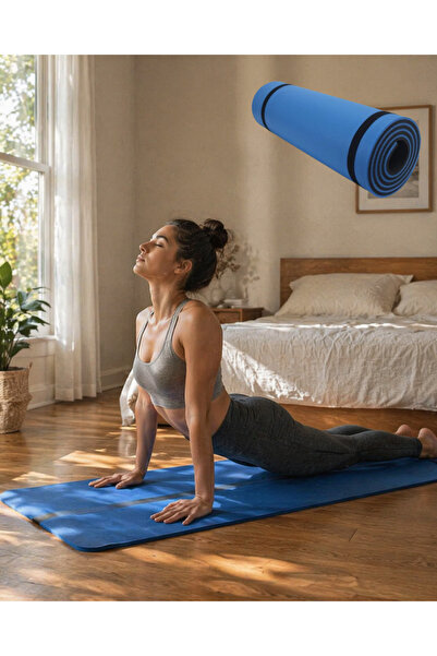 Mestore 10 mm Fitness and Pilates Mat Non-Slip Base Comfortable Sports Mat Li...