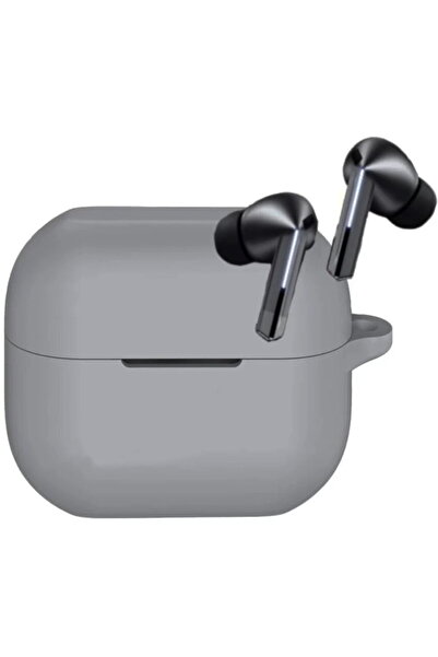 Techsuit Case for Samsung Galaxy Buds 3 / 3 Pro - Silicone Case - Gray