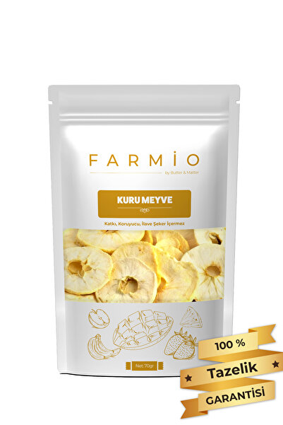 FARMİO Sugar-Free Dried Apple – 70Gr – Natural and Without Additives