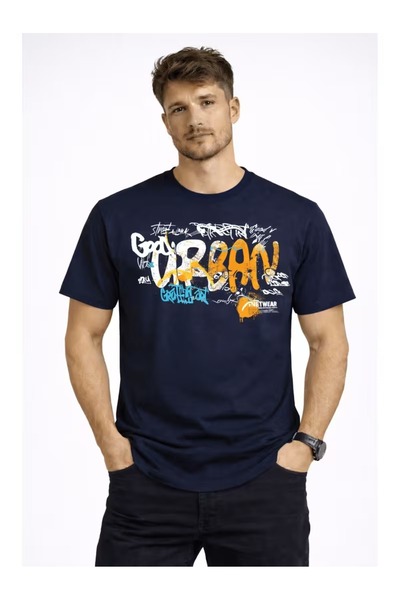 Gollinger Unisex Printed Crew Neck T-Shirt