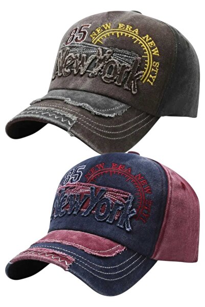 Uniquetrenders Unisex Vintage 85 New York Κεντημένο Ρυθμιζόμενο Καπέλο Μπέιζμ...