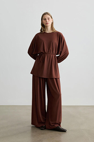 BE BLUE Μπλούζα με μανίκια σε σχέδιο κρούστας κρεμαστήρας