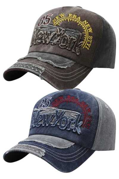 Uniquetrenders Unisex Vintage 85 New York Κεντημένο Ρυθμιζόμενο Καπέλο Μπέιζμ...