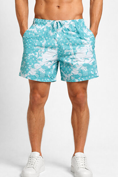 Malkan Ανδρικό αθλητικό σορτς με επένδυση, διπλές μπροστινές τσέπες, τσέπη με...