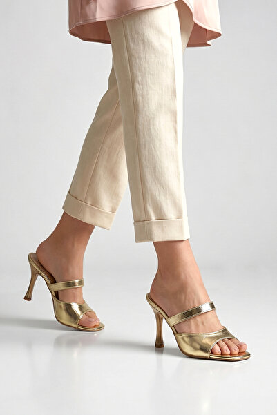 Gökhan Talay Elanor Εύκαμπτες Μαλακές Αντιολισθητικές Παντόφλες (8 εκ.) Χρυσέ...