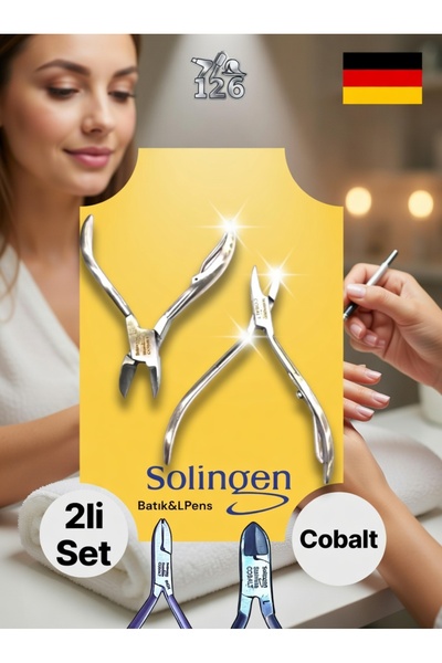 126 Professionel Barber Series Solingen Ayak Batık Pensi Ve Ayak Tırnak Makas...