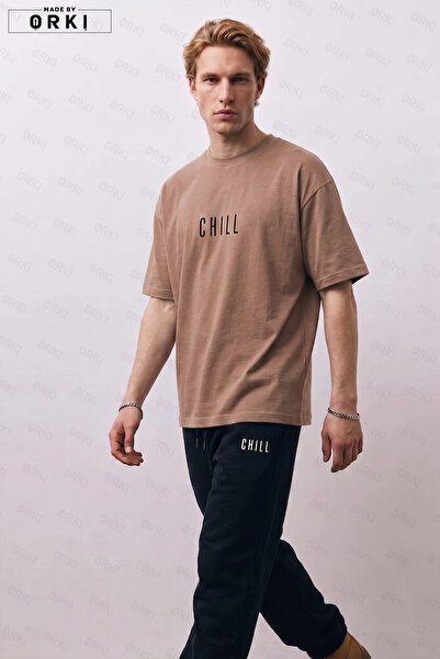 EFFRENATU Χαλαρό Σετ Φόρμας Oversize – Μπλουζάκι με Premium Στάμπα & Παντελόν...