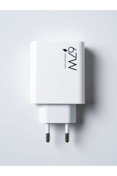 duru cnc print 67W USB Type-C Hızlı Şarj Adaptörü PD Destekli Güçlü Şarj Aleti