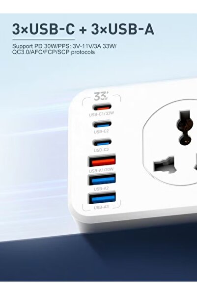 LDNIO Power Strip 10-Outlet Surge Protector Power Sockets,2-Meter,Extension Cord UAE ECAS Safety Certified