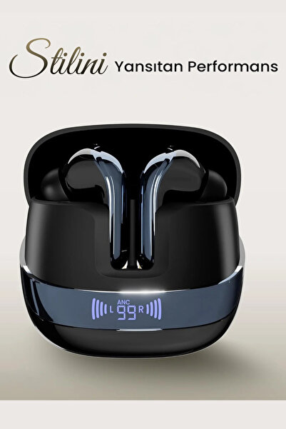 Bix TWX ANC Bluetooth Kablosuz Kulaklık, ENC Gürültü Engelleme, IPX4 Suya Day...