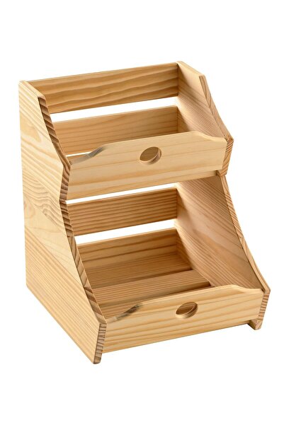IKEA QUİCK 2 Parça Küçük Boy Tezgah Üstü Baharatlık Taşınabilir Raf Düzenleyi...