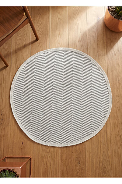 KOŞAN HOME Sisal Banyo Mutfak Yuvarlak Halı Antre Çocuk Odası Paspası