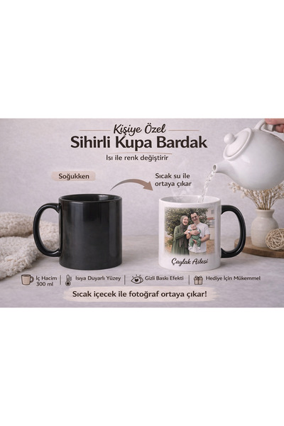 Kişiye Özel Tasarım Sihirli Kupa