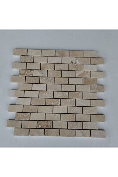 SİPAHİMARBLE Eskitme Traverten Fileli Mozaik