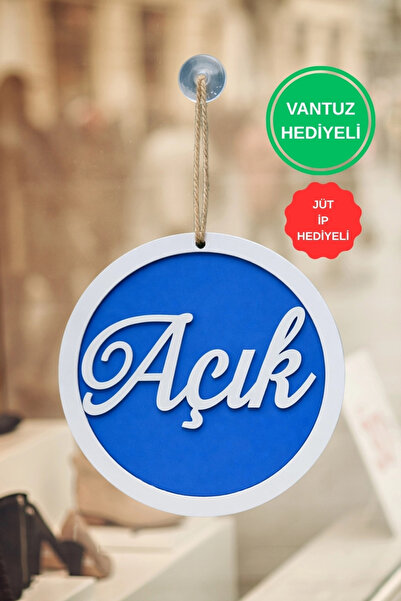 ERDİZDEN لافتة دائرية ثلاثية الأبعاد بتصميم ON-OFF - ساكس