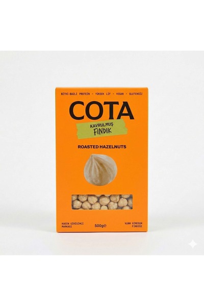 COTA- 500 GR KAVRULMUŞ GİRESUN FINDIĞI