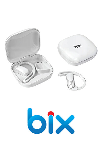 Bix OWS2 Open-Ear Bluetooth 5.4 Kablosuz Kulaklık, IPX4 Suya Dayanıklı Spor S...