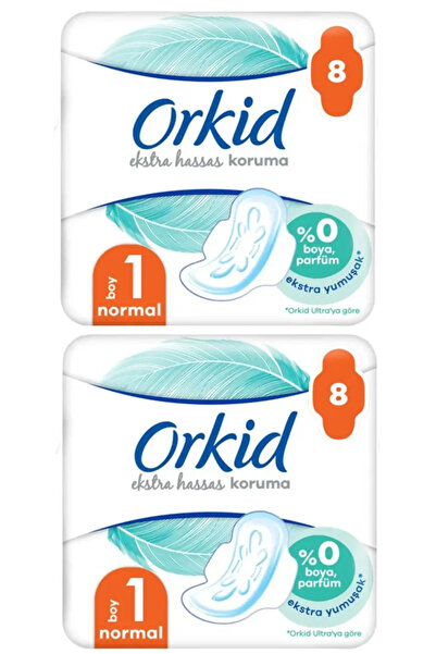 Orkid Extra Hassas Koruma Tekli Normal 8'li X 2