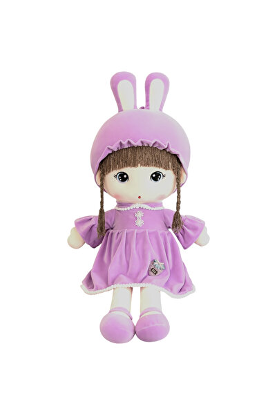 Krista Κούκλα Άγγελος από Λιλά Βελούδο - Προσευχήστε την Προσευχή του Αγγέλου...