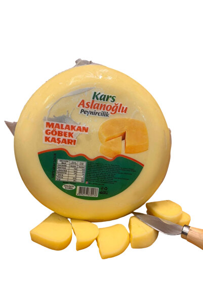 KARS ASLANOĞLU PEYNİRCİLİK KARS MALAKAN GÖBEK KAŞAR PEYNİRİ ŞİRDEN MAYALI 1 KG