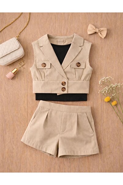 leora kids store Kız çocuk bayramlık 3 parça set