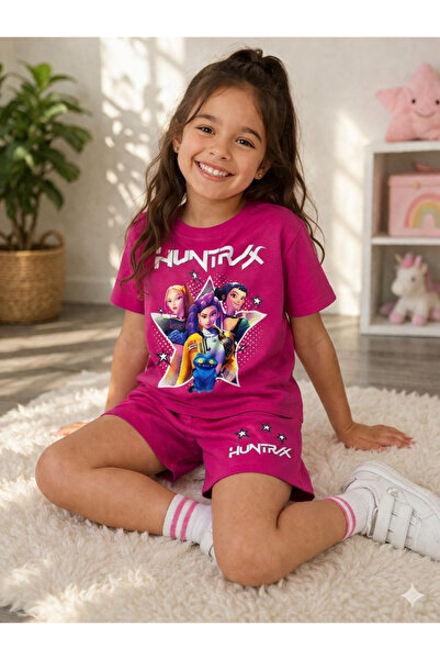 Aselin Kids Καλοκαιρινό σετ για κορίτσια με σορτς με στάμπα