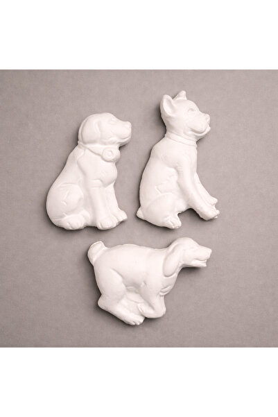 CREATIVITATEPLUS Set 3 figurine din ipsos Catei