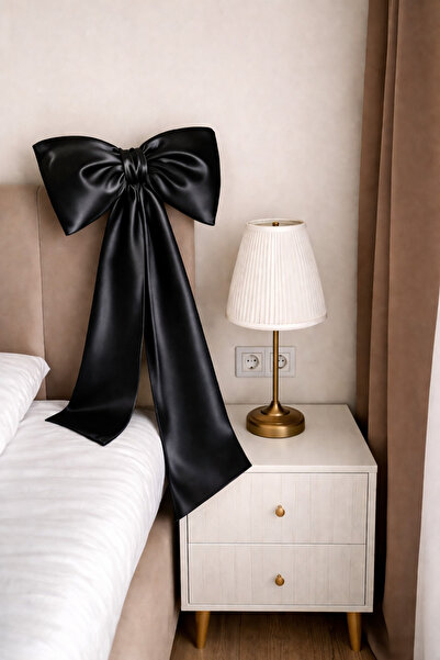 Cherry Bloom Cotton Σατέν φιόγκος-μαξιλάρι με ουρά 75 εκ.