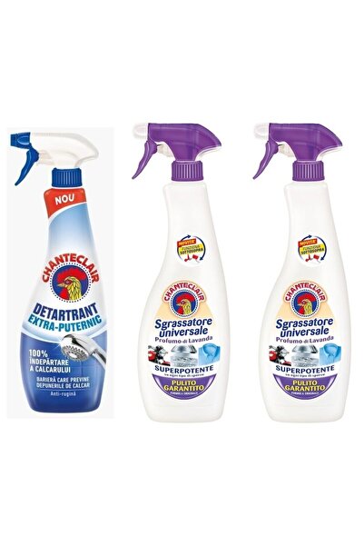 Chanteclair Set 3 Chanteclair: 1x Strong Descaler, 2x White Musk Degreaser