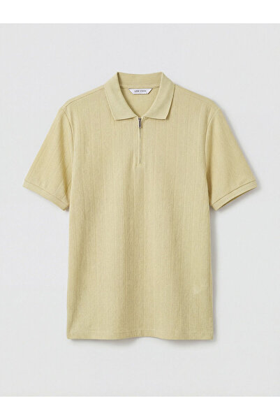 LC Waikiki Peak New Season Polo Collar Men's Combed Cotton T-Shirt